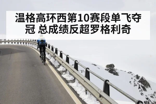 温格高环西第10赛段单飞夺冠 总成绩反超罗格利奇
